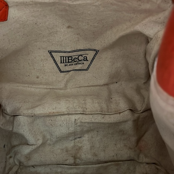 BeCa by Joy Gryson Red Leather Backpack for Women - Picture 12 of 12